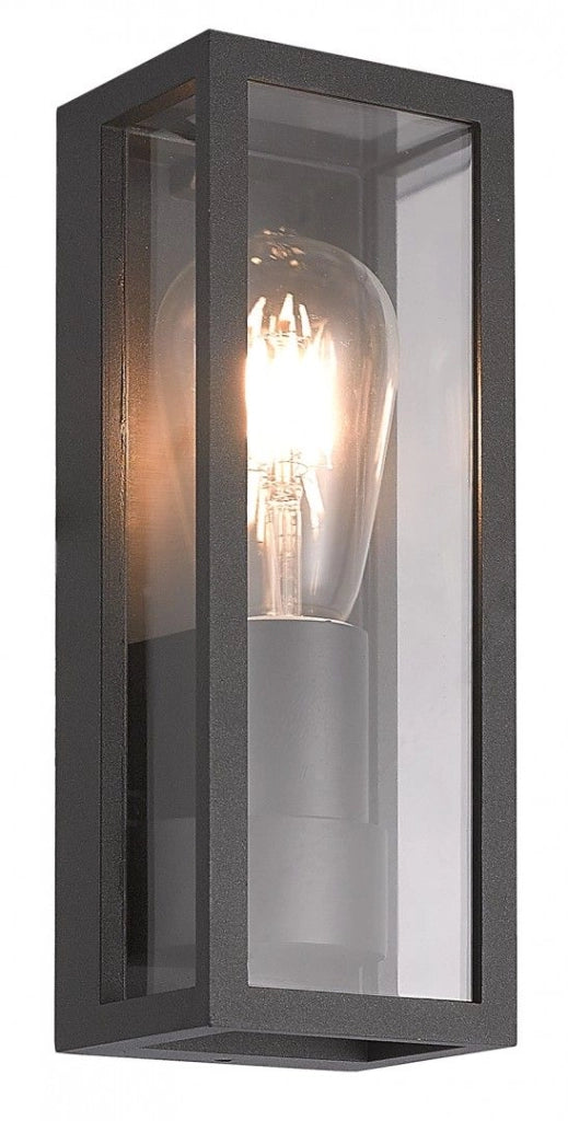 Applique da esterno Porto SU-MA M1976 E27 nera IP65