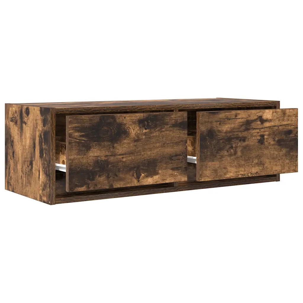 Mobile TV | Armadietto TV | Mobile Porta TV Rovere Fumo 80x31x25,5 cm in Legno Multistrato