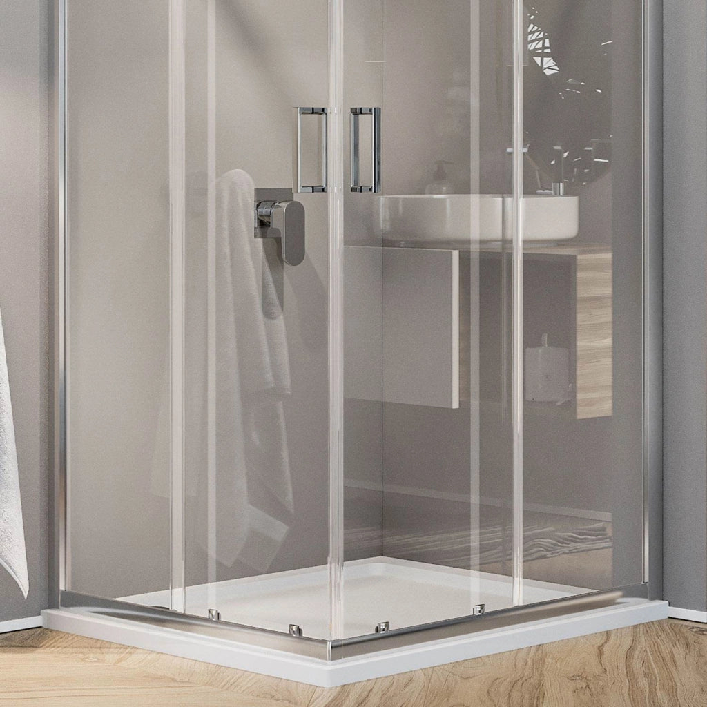 Box Doccia Rettangolare 90x100 H198 Trasparente 6mm mod. Ready