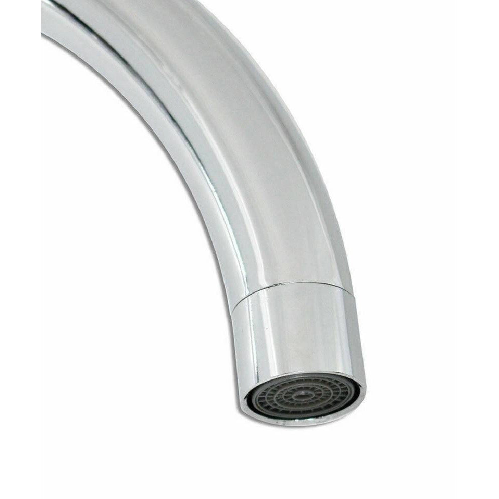 Trade Shop - Canna Di Ricambio Miscelatore Rubinetto Cucina Lavello Canna Alta Cromato 30cm -