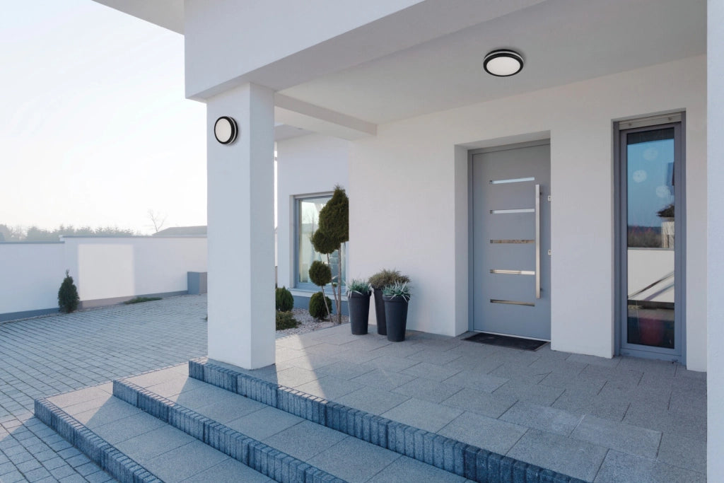 Plafoniera LED Kanlux BENO ECO 20cm 20W CCT IP65 nera