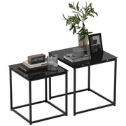 Tavolino moderno ¨C Minimal ¨C nero vetro