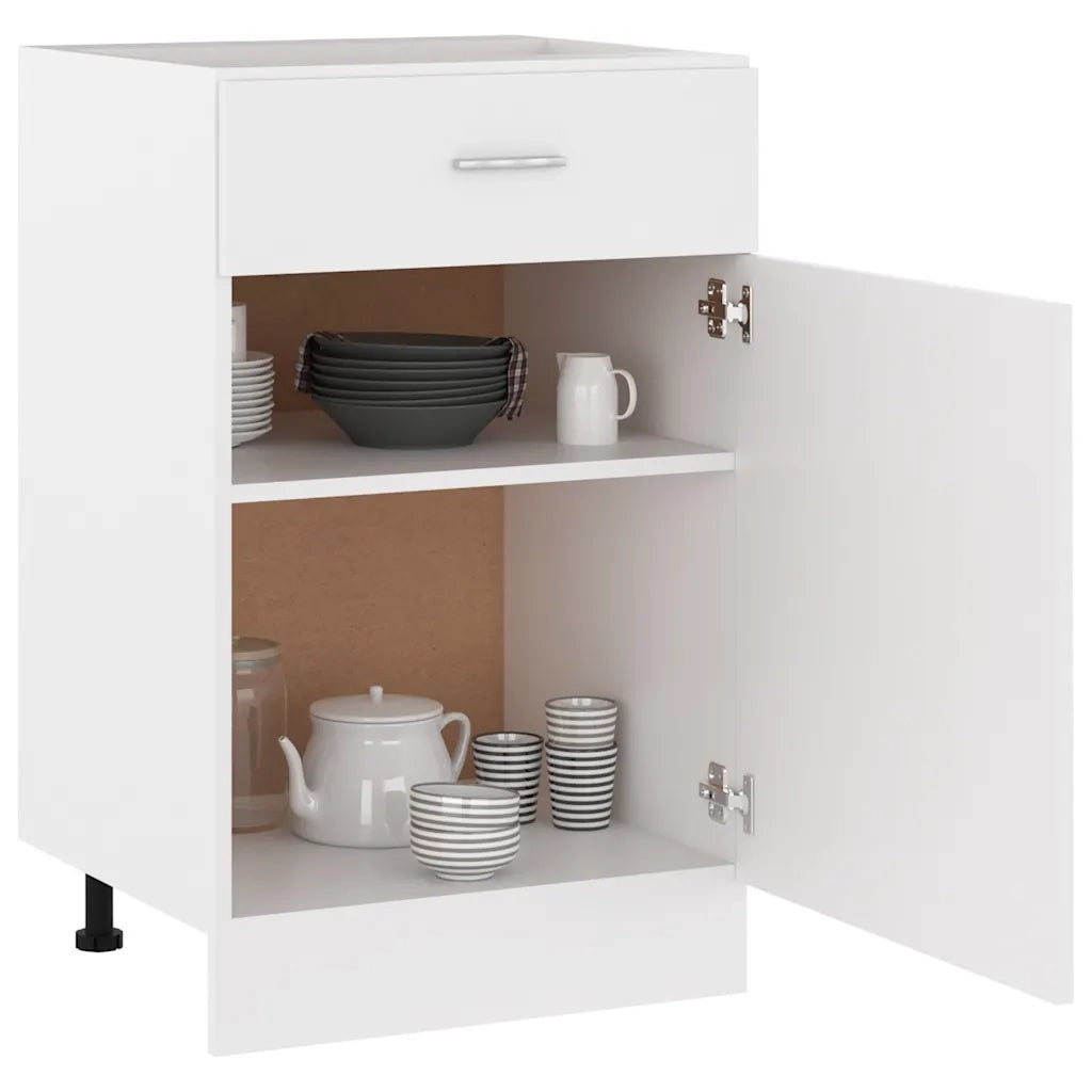 Armadio con Cassetto “Lyon” Bianco 50x46x81,5 cm 801220