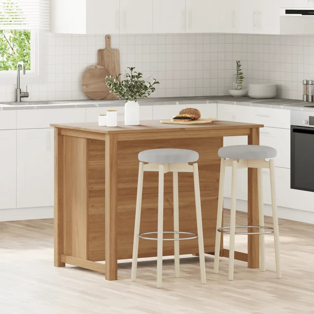 Isola da Cucina PANAMA 112x77x90 cm in Legno Massello di Pino 4016388