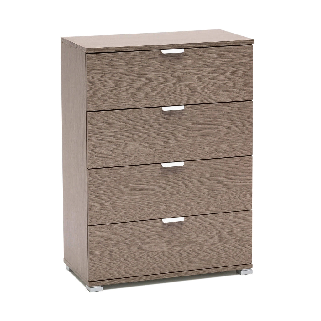 Cassettiera 4 cassetti in Legno Composito cm 60x38x85 - SCOTTIE