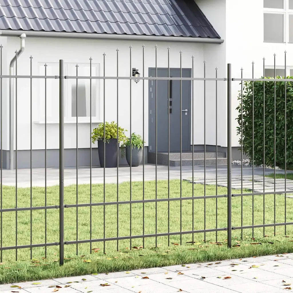 Recinzione per Giardino 7 pcs Grigio 170 x 215 cm 3360128