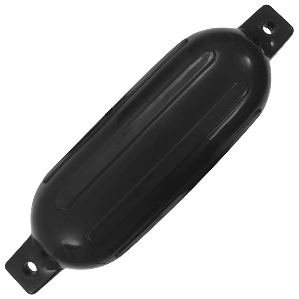 Paraurti per Gommone 4 pz Neri 58,5x16,5 cm in PVC CFW2456556