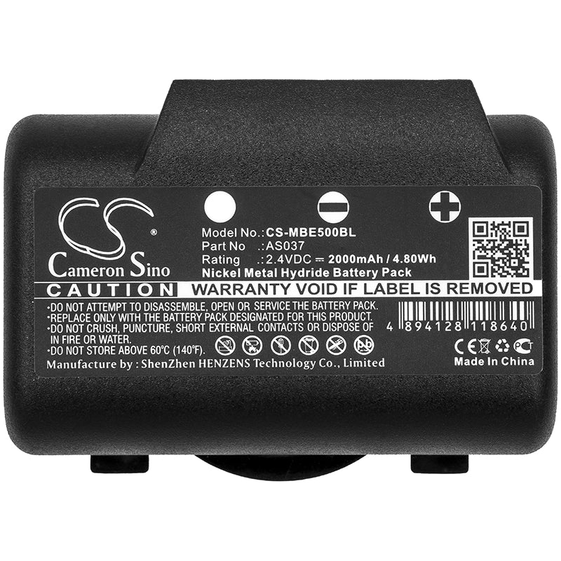 BATTERIA COMPATIBILE IMET MBE500BL NiMH 2,4V 2000 mAh