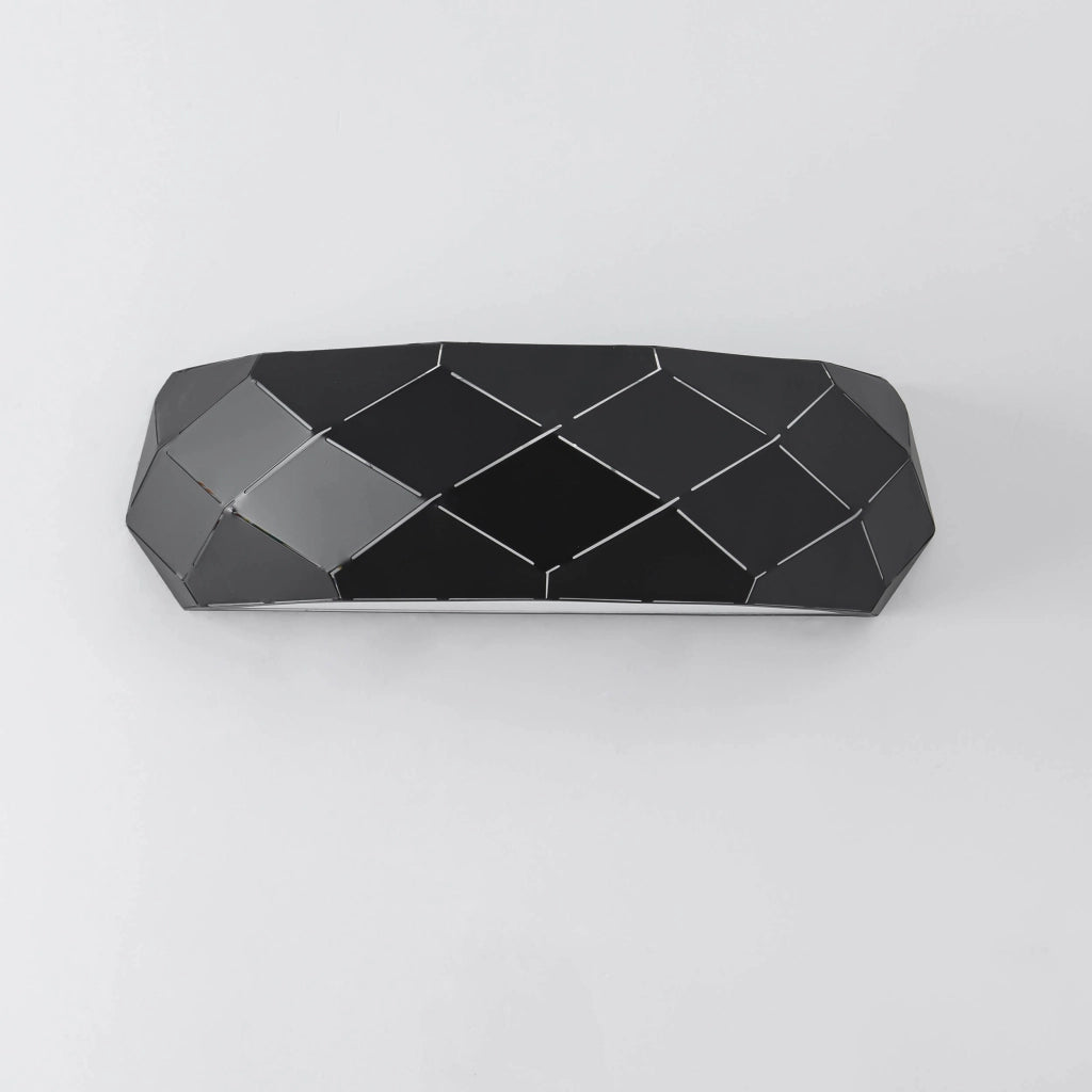 Applique Reus nera 1xE27 metallo glamour Light Prestige
