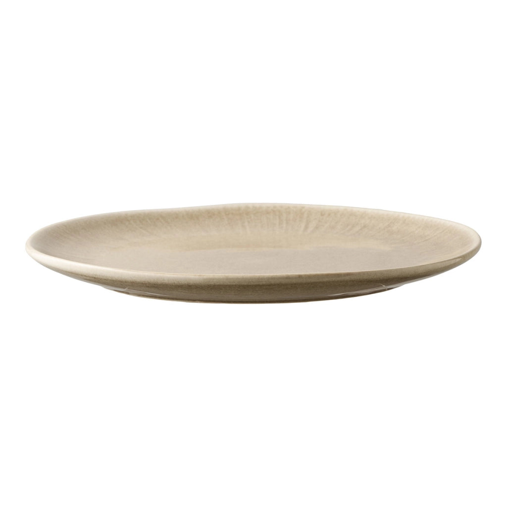 Piatto da cena Viola in gres beige ø27 cm — set da 4