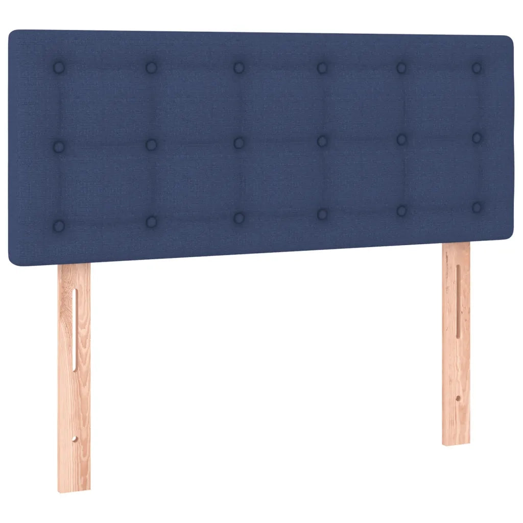 Giroletto a Molle con Materasso-Struttura Letto con Materasso Blu 80x200 cm inTessuto 285762
