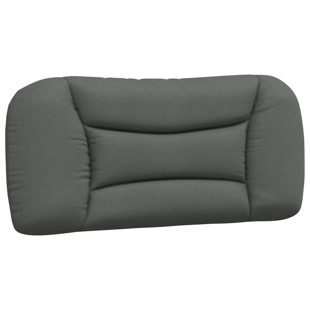 Cuscino Testiera-Cuscino per Testiera Hvar Grigio Scuro 80 cm in Tessuto