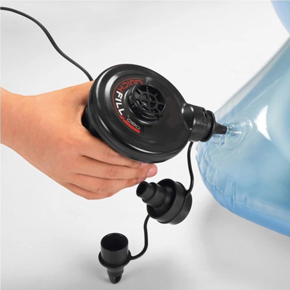 Trade Shop - Compressore Gonfiatore Elettrico Portatile Pompa 220v 3 Riduttori Per Gonfiabili -