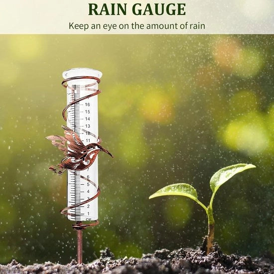 Regolo di pioggia con spighe per giardino prato terrazza - 178 cm Kolibrie