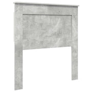 Testiera | Testata con Testiera | Testata Grigio cemento 80 cm Legno multistrato