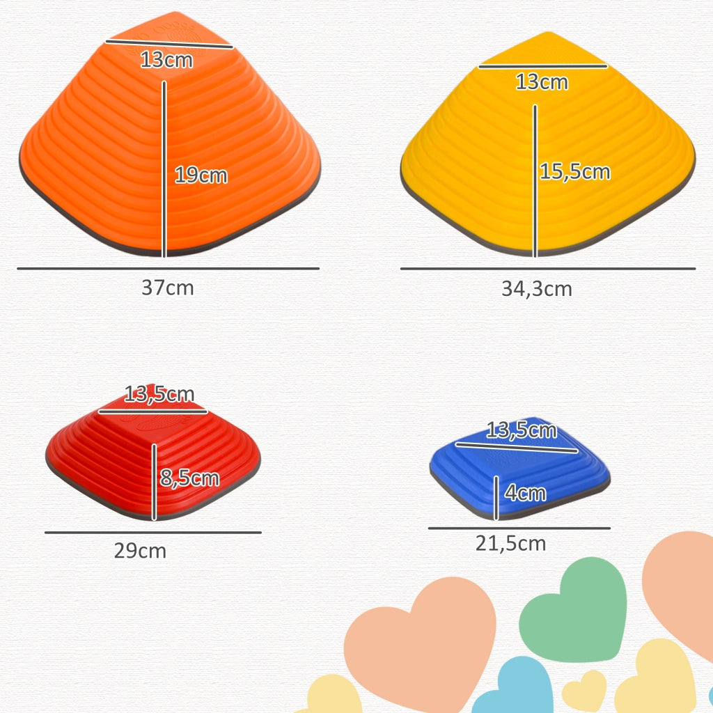Pietre di equilibrio per bambini multicolore ¨C zephmum ¨C 11 pezzi