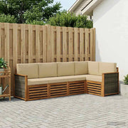 Set di divani da esterno 6 pz Naturale 3384469