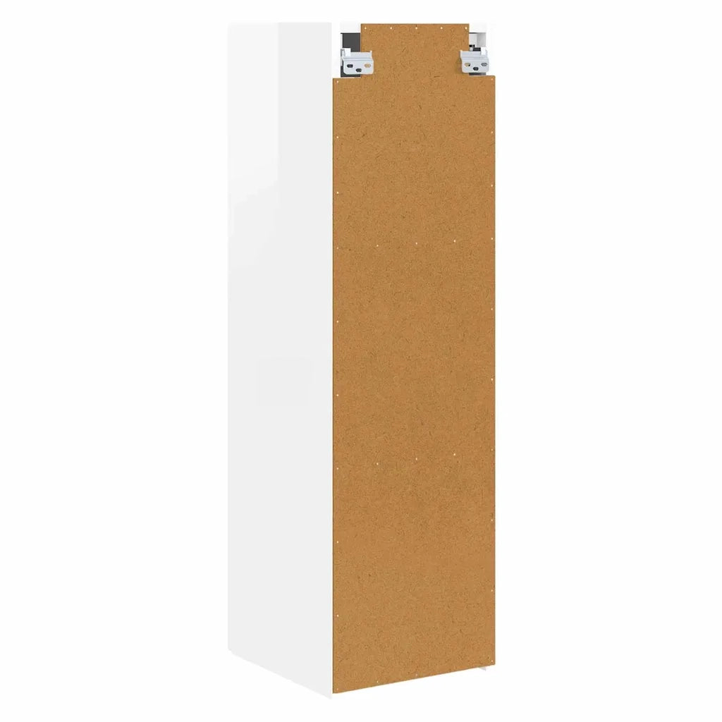 Mobile TV da parete 2 pcs Bianco Lucido 30 x 31 x 100 cm 892318