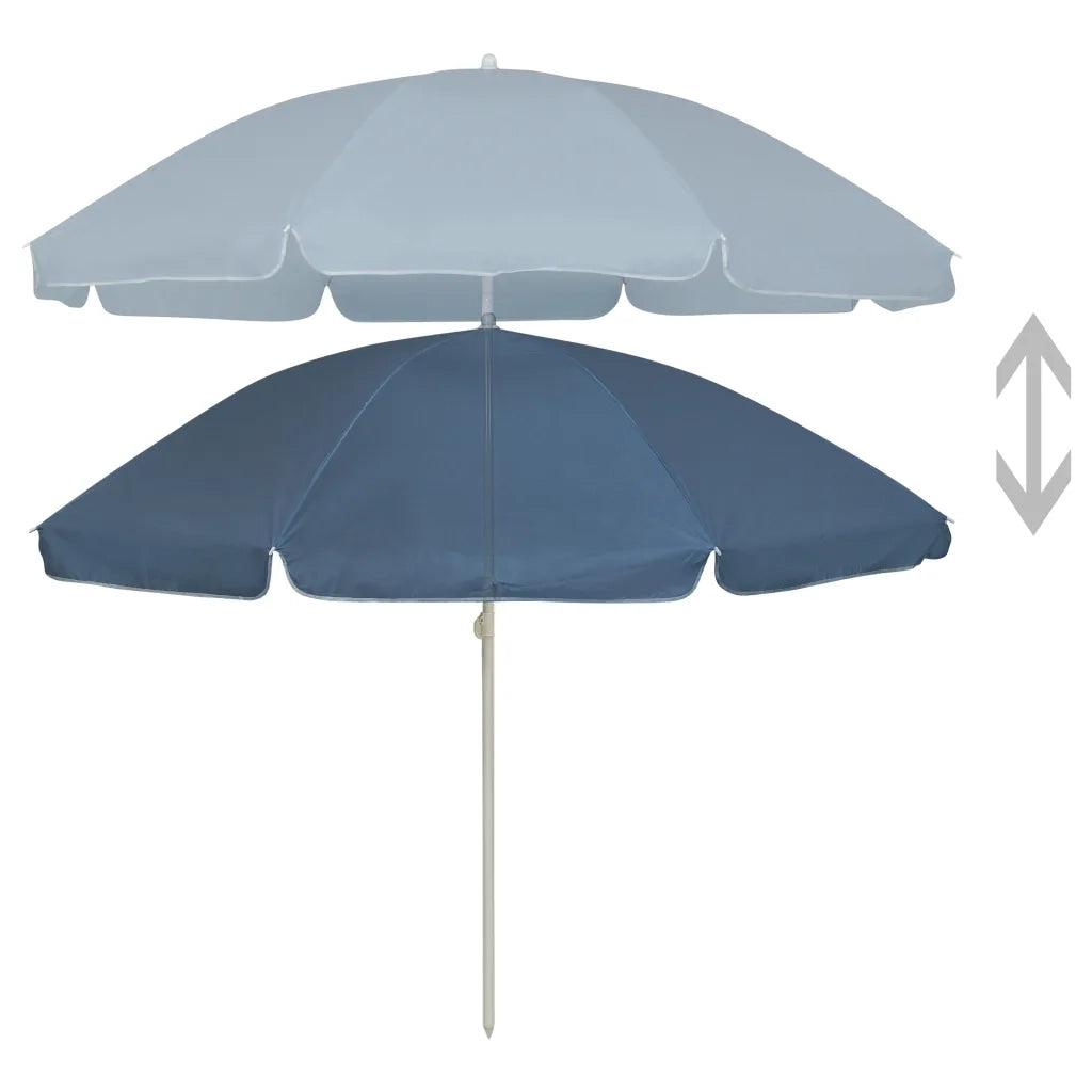 Ombrellone da Spiaggia-Ombrellone da mare Blu 240 cm 920205
