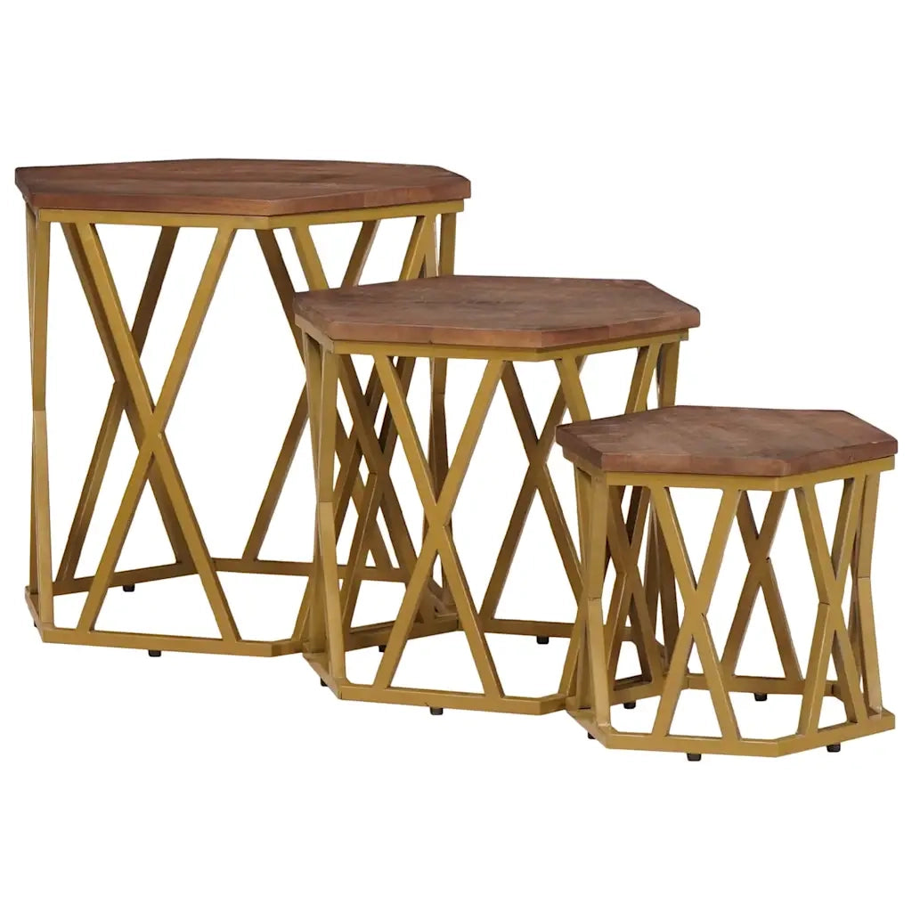 Tavolini da salotto Marrone 55 x 55 x 50 cm 4104646
