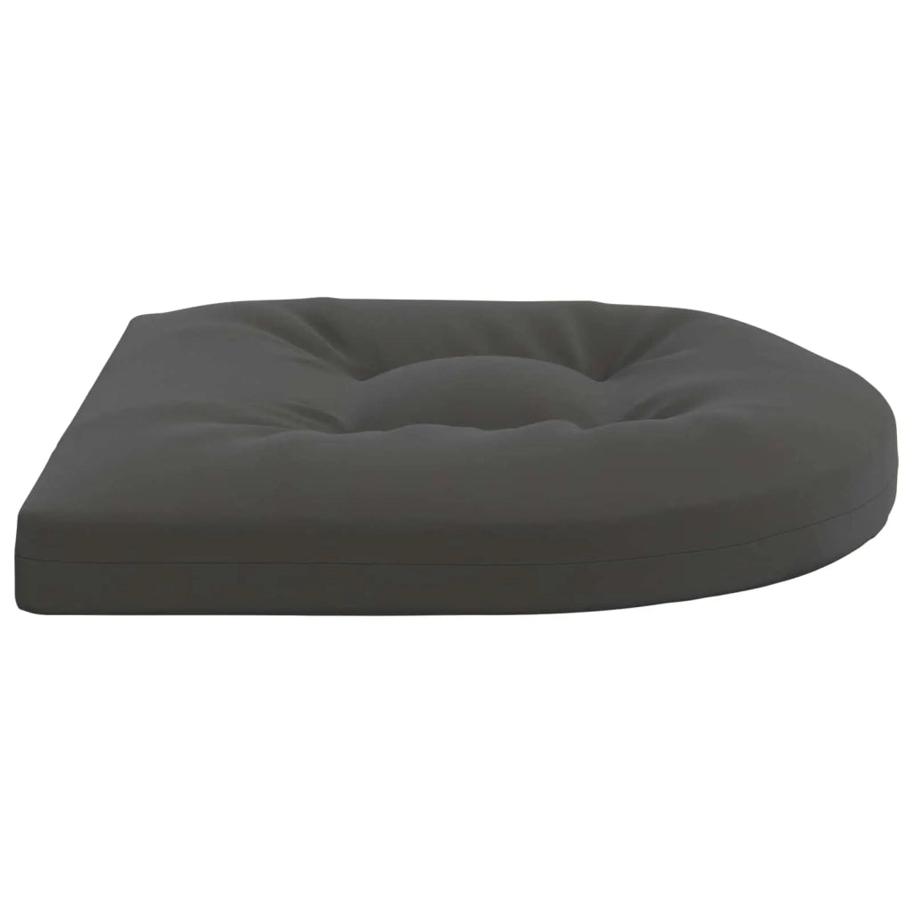 Cuscini per Sedia in 4 Pezzi 4 pz 100% Poliestere Antracite 945322