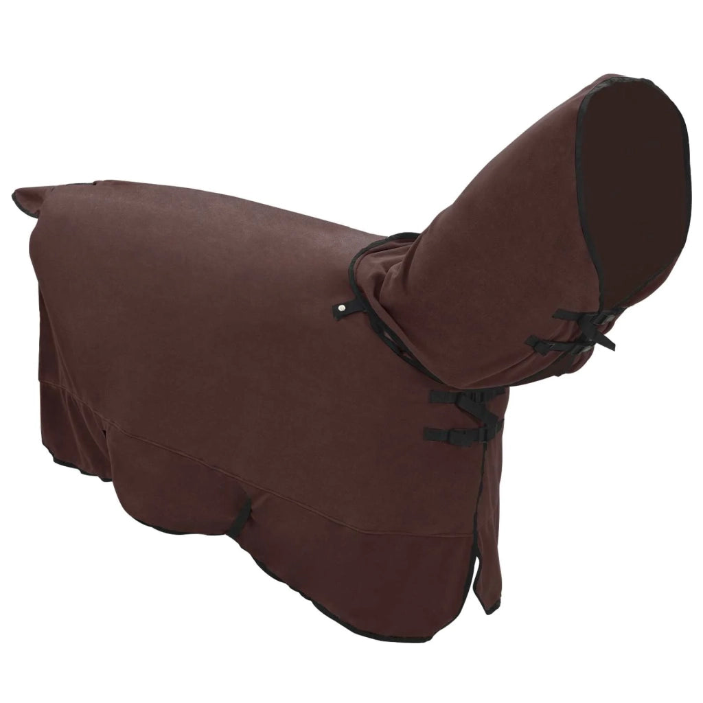 Coperta per Cavalli Marrone Scuro Completo 135 cm Poliestere CFW3044861