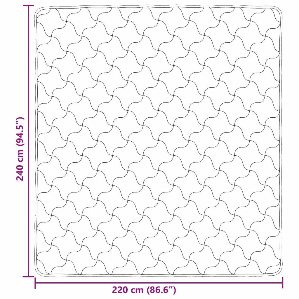 Duvet Estivo Talpa 220 x 240 cm Microfibra e Fleece Teddy 42026214