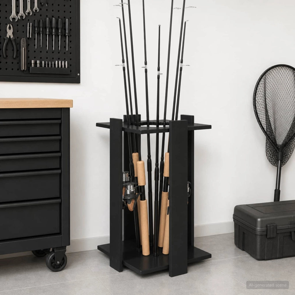 Supporto per canne da pesca Legno ingegnerizzato 3429726