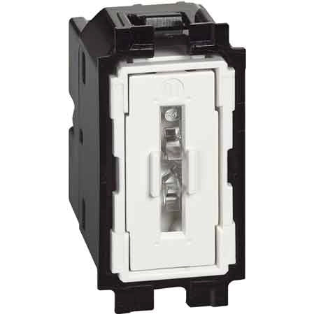 DEVIATORE UNIPOLARE ILLUMINABILE 'LIVING NOW' BTICINO 10Ax 250V - BTICINO