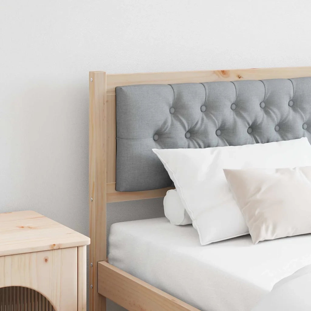 Testiera-Testata-Testiera Decorativa Marrone e grigio chiaro 180 cm Legno di pino massello