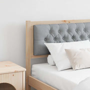 Testiera-Testata-Testiera Decorativa Marrone e grigio chiaro 180 cm Legno di pino massello