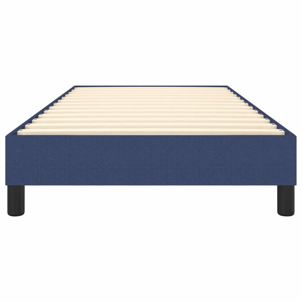 Struttura Letto a Rete a Molle Blu 100x200 cm in Tessuto 3120498