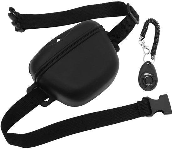 Accessori per la testa per addestramento cani, sacchetto per cibo per cani, con cinturino.