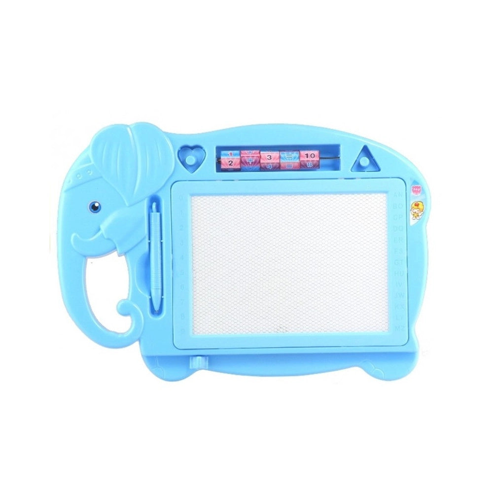 Trade Shop - Lavagna Magica Elefante Con Pennarello E Formine Cancellabile Bambini Bimbi -