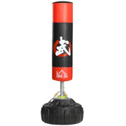Sacco da Boxe da Terra ¨C Minimal ¨C Nero e Rosso, 180 cm