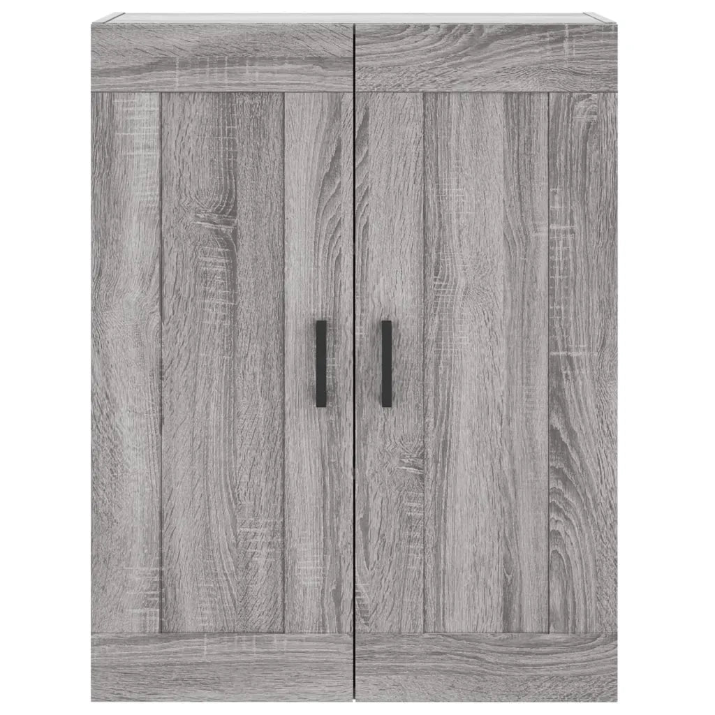 Credenza Grigio Sonoma 69,5x34x180 cm in Legno Multistrato 3200007