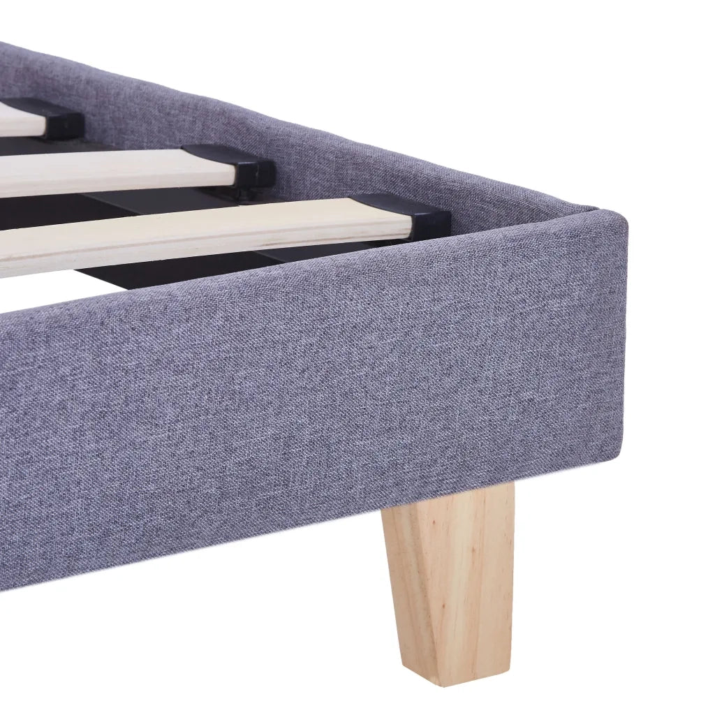 Giroletto senza Materasso-Struttura Letto Grigio Chiaro 180x200 cm Tessuto 211801