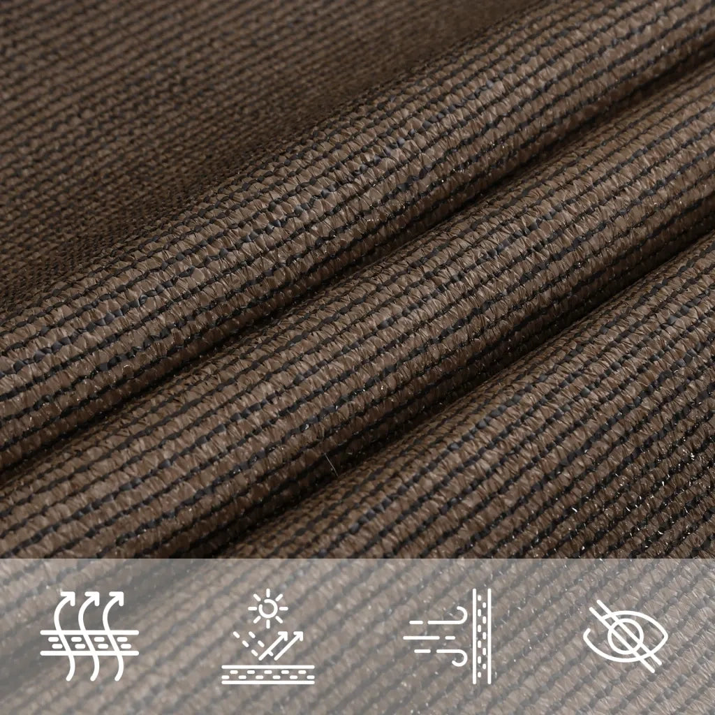 Vela Parasole 160 g/m² Marrone 5x7 m in HDPE 311797