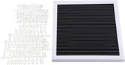 Pannello Decorativo in Legno con Lettere 25x25 cm - Incluso con Lettere - Cornice in Legno - Decorazione Interna - Pannello con Messaggi - Incluso con Lettere - Cornice Bianca