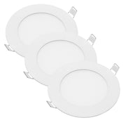 Pannello led incasso 110 cm 6watt slim tondo alimentatore incluso 6000k pezzi 3