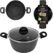 Piatto da brasatura 24 cm con coperchio - nero