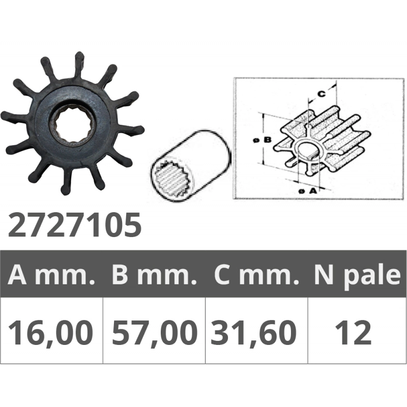 GIRANTE UNIVERSALE UNIVERSAL IMPELLER
