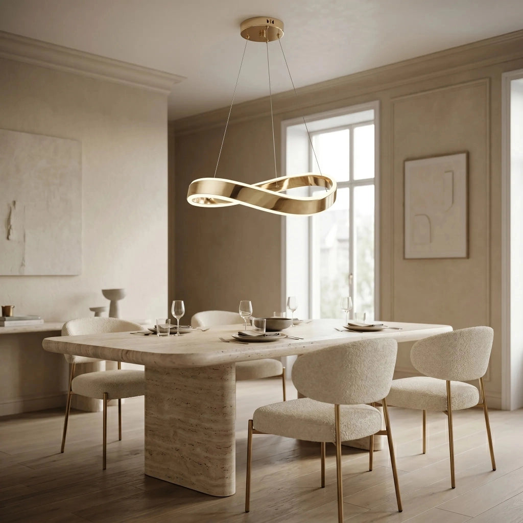 Lampada A Sospensione Da Soffitto Swe066-cp 60cm Gold