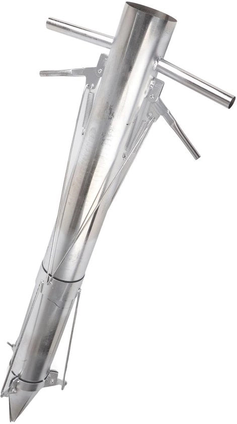 Strumento di Trapianto Manuale per Giardino - Risciacqua e Trapianta - Manubrio Bifacciale - Adatto per Terreni Molli - Lunghezza 87 cm - Trapiantatore di Piante