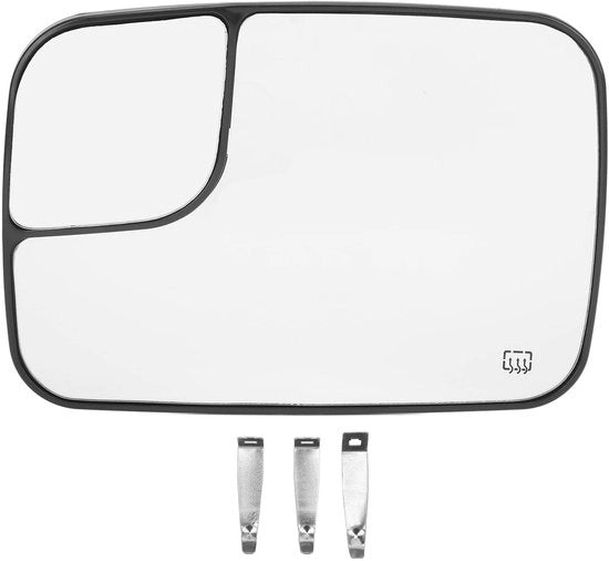 Vetro posteriore riscaldato con angolo visuale - Compatibile con DODGE RAM 1500/2500/3500 2005-2009 - Vetro posteriore per lato guidatore - Pannello posteriore - Dimensioni 18x14 cm - Tipo vetro 2x2 - Spessore 2 mm - Temperatura di riscaldamento 40°C