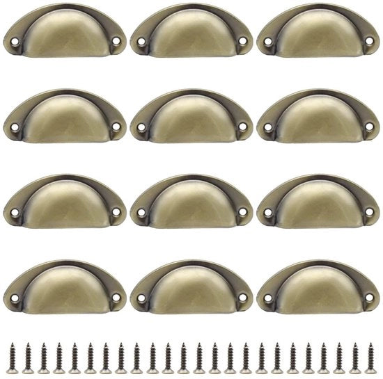 Accessori per Schelgrepen - Halfrond - 12 pezzi - Bronzo