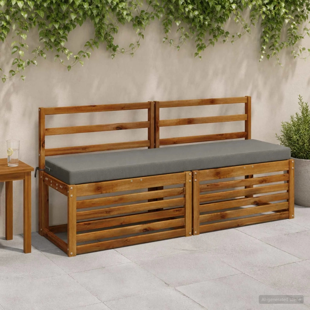 Cuscino per panchina SOEST 100% Poliestere Grigio 949912