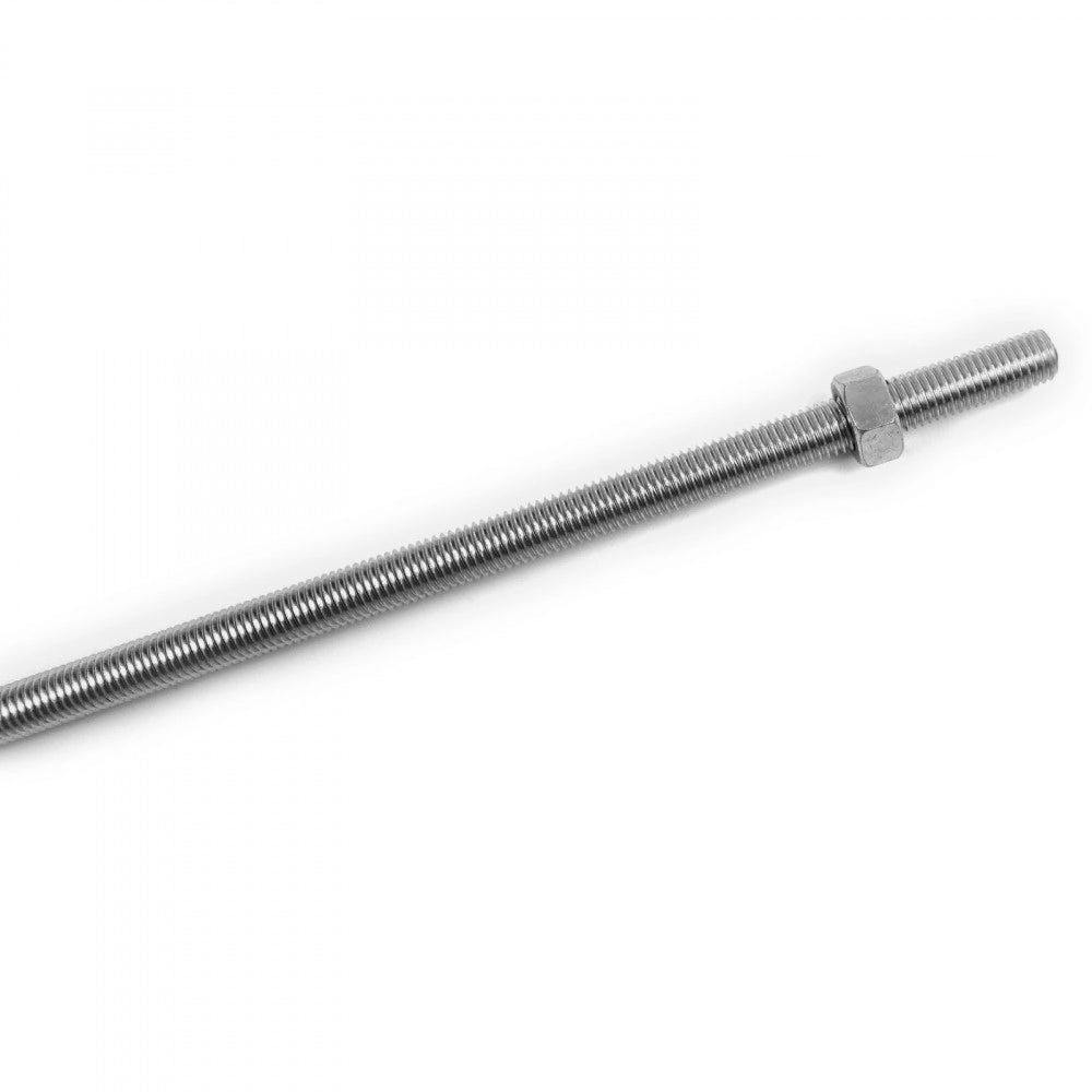 Barra asta filettata 4mm di acciaio zincato da 1mt classe di resistenza 4.8 passo grosso