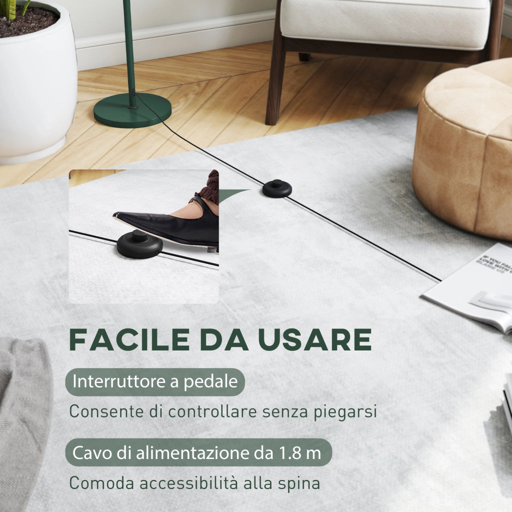 Lampada da Terra ¨C zephmum ¨C Verde, Acciaio, ?30x155 cm