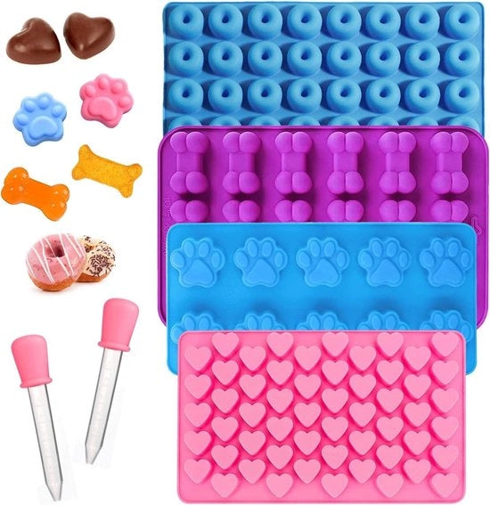 Matita per gatti e cani in silicone con rivestimento antiaderente, resistente al calore - Per biscotti e muffins personalizzati
